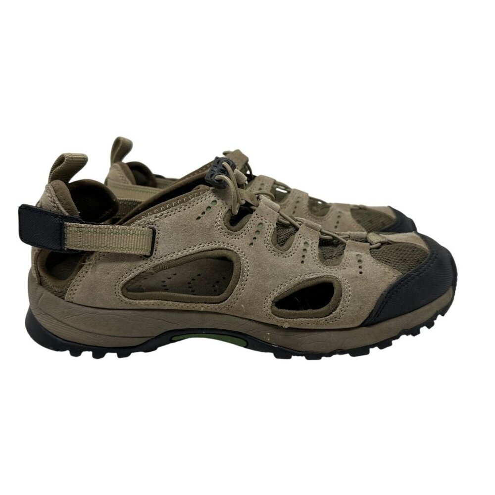 Lands End Suede & Mesh Outdoor Hiking Sandals Men's Size 9B